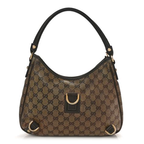 gucci abbey d ring hobo|Gucci crystal monogram 1454224.